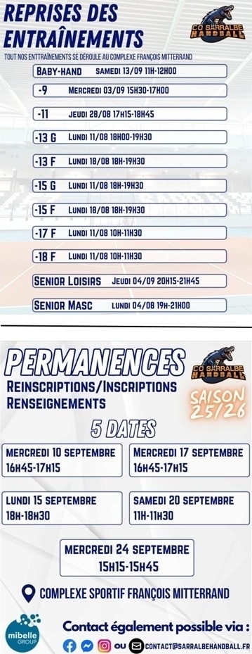  - Club Omnisports Sarralbe Handball